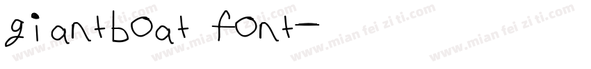 giantboat font字体转换